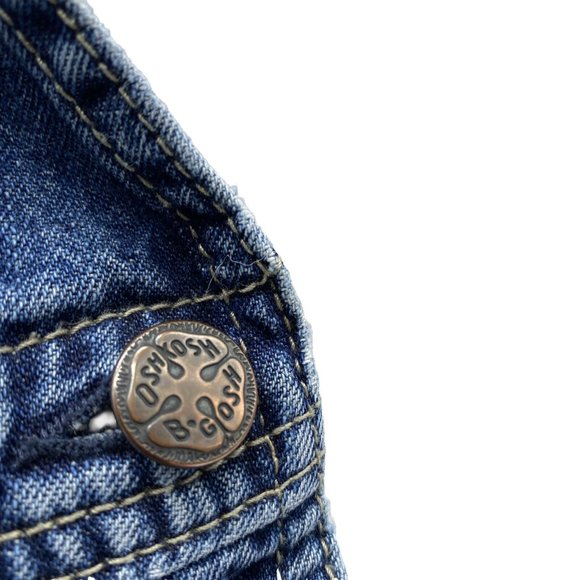 OshKosh B’Gosh Denim Co Blue Toddler Boys Jean Overalls Size 2T - Picture 3 of 10